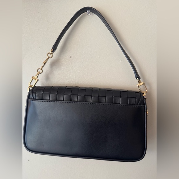 Michael Kors Bradshaw Woven Leather Convertible Shoulder and Crossbody - Picture 7 of 7